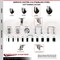 Service Caster 4 Inch 316SS Soft Rubber Swivel 12mm Threaded Stem Caster Set Lock Brake SCC SCC-SS316TSTTL20S414-SRS-M1215-4 - alternate 4